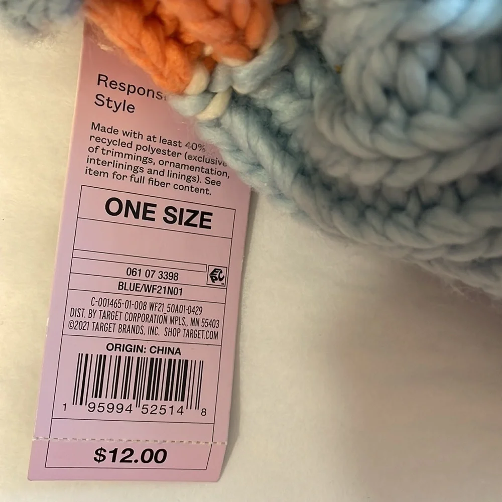 Wild Fable Colorblock Infinity Scarf NWT